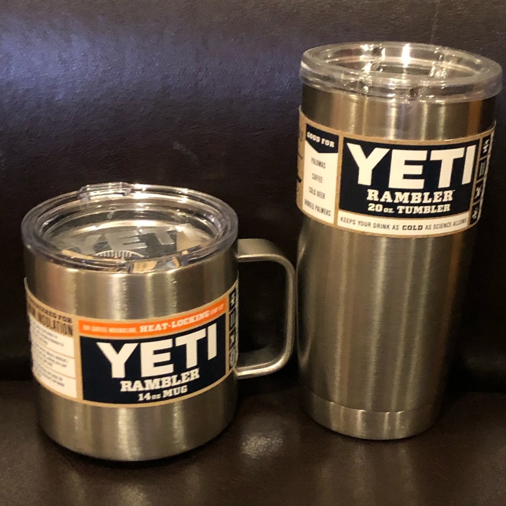 Yeti rambler 20oz tumbler & 14 oz coffee mug set